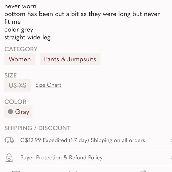 Zara pinstripe grey wool pants - Picture 2 of 15